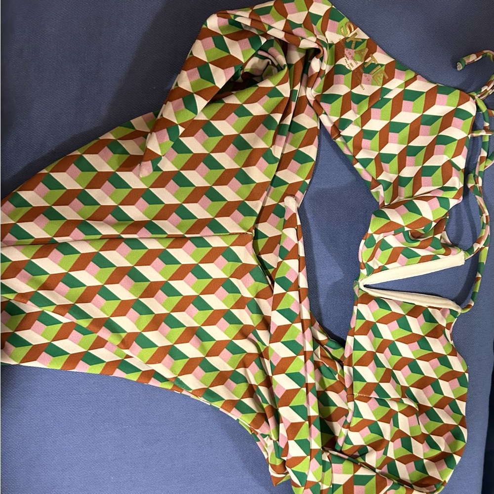 Skatie Geometric Swimsuit